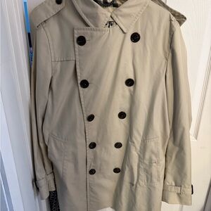 Burberry Beige Double-Breasted Trench Coat